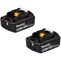 Makita Confezione da 2 batterie 18V LXT Li-Ion BL1860B (2x6,0 Ah) - 197293-4