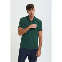 Baracuta per uomo. BRPOL0020UT2769 Polo Logo verde (L), Casual, Cotone, Manica corta