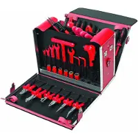 Cimco 1.000 V, valigetta portautensili in pelle, sicurezza elettrica, 1 pz.