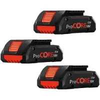 OEM Batterie, capacità 6,0 Ah, tensione 18 V, confezione da 3
