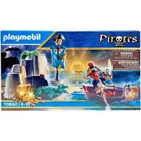 Playmobil Gioco Di Costruzione Del Nascondiglio Del Tesoro Dei Pirati