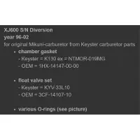 Keyster Kit Di Riparazione Del Carburatore K-1010ykm