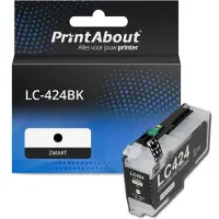 PrintAbout Cartuccia compatibile Brother LC-424BK - Nero