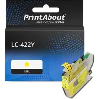 PrintAbout Cartuccia compatibile Brother LC-422Y - Giallo