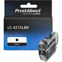 PrintAbout Cartuccia compatibile Brother LC-421XLBK - Nero Alta capacità