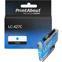PrintAbout Cartuccia compatibile Brother LC-427C - Ciano