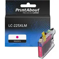PrintAbout Cartuccia compatibile Brother LC-225XLM - Magenta Alta capacità
