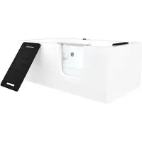 AcquaVapore Vasca idromassaggio per anziani con porta S15WP-R 85x160 cm senza rubinetteria