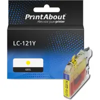 PrintAbout Cartuccia compatibile Brother LC-121Y - Giallo