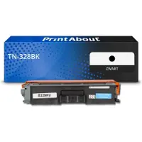 PrintAbout Toner compatibile Brother TN-328BK - Nero Capacità extra-elevata