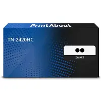 PrintAbout Homebrew Brother TN-2420HC Toner 2x nero ad altissima capacità - Multipack