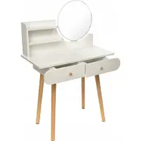 Jumi Toilette con specchio SCANDI cosmetici make-up Cassettiera scandinava