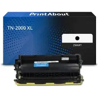 PrintAbout Toner compatibile Brother TN-2000 XL - Nero Capacità extra-elevata