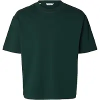 Selected T-shirt Girocollo Uomini Verde XL