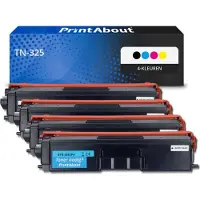 PrintAbout Toner compatibile Brother TN-325 - 4 colori Alta capacità Multipack