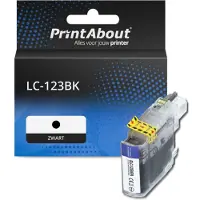 PrintAbout Cartuccia compatibile Brother LC-123BK - Nero