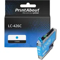 PrintAbout Cartuccia compatibile Brother LC-426C - Ciano