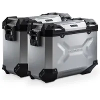SW-Motech TRAX ADV sistema val. in alluminio 37/37L, S1000XR 19- ARG. argento