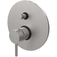 Paffoni Light - Miscelatore da incasso per 2 apparecchi, acciaio inox LIG015ST
