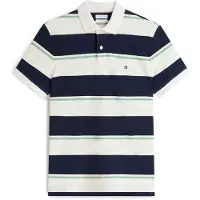Tommy Hilfiger Varied Roadmap Stripe Carbon Navy/multi Taglia: S | Polo Outlet | Uomo | Blu