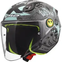 LS2 Casco Junior Aperto Of622 Funny Ii Scribble Ece 22.06