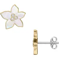 Fossil Gold-plated Orecchini with mother-of-pearl Flower Sutton JF04973710