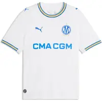 Puma Maglia funzionale 'OM Home' azzurro / giallo limone / bianco