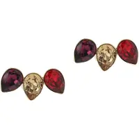 Otazu Classic Triple Leaf Earrings Amethyst Taglia: OS | Orecchini Outlet | Donna | Viola