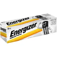 Energizer Batteria A Bottone Industrual Pro D Lr20 1.5v 12 Pcs