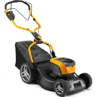 Stiga Tosaerba a batteria Combi 548e S | Con batteria da 48 volt e caricabatterie rapido inclusi | Cesto di raccolta e funzione mulching | Trazione sulle ruote | Manubrio ergonomico Fulcrum