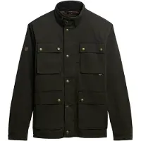 Superdry per uomo. M5012190A Giacca da corsa in cera Green Merchant (XL), Casual, Verde, Cotone
