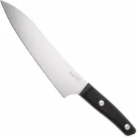 Due Cigni Coquus Home 2C2105G10 zwart G10, coltello da chef, 20 cm
