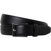 Hackett London per uomo. HM4100066 Cintura con bordo in piuma nera (36), Nero, Casual, Pelle