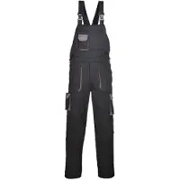 Portwest TX12 Texo Kontrast Latzhose Nero Gr. 4XL