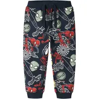 Name it Pantaloni 'NMMJacco Spider' navy / giallo / rosso / bianco