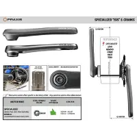 Praxis Pedivella E-bike Isis Levo/kenevo