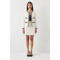 Lk bennett Charlie Jacket Cream Taglia: 16 | Blazers Outlet | Donna | Bianco