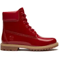 Timberland 6 Inch Lace Up Waterproof Boot Medium Red Taglia: 38.5 | Stivali Outlet | Donna | Rosso