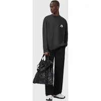 AllSaints Icon Crew Washed Black Taglia: L | Maglioni a maglia Outlet | Uomo | Nero