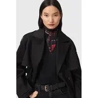 AllSaints Indy Skinny Scarf Black/red Taglia: OS | Sciarpe Outlet | Donna | Nero