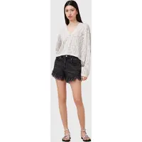 AllSaints Kaito V Neck Chalk White Taglia: XS | Maglie a manica lunga Outlet | Donna | Bianco