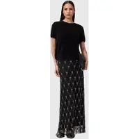 AllSaints Ilka Emb Skirt Black Taglia: 2 | Maxi gonne Outlet | Donna | Nero