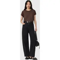 AllSaints Anna Shimmer Tee Torte Brown Taglia: XS | Maglie Sportivi Outlet | Donna | Marrone