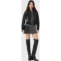 AllSaints Wilder Lea Skirt Black Taglia: 10 | Minigonne Outlet | Donna | Nero