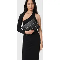 AllSaints Bettina Emb Clutch Black Taglia: OS | Pochette Outlet | Donna | Nero