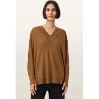 AllSaints Bern Panel V Neck Black Taglia: XS | Maglioni a maglia Outlet | Donna | Nero