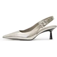 AllSaints Idiya Slingback Gunmetal Grey Taglia: 36 | Tacchi Alti Outlet | Donna | Grigio