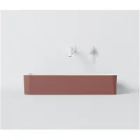 Steinberg Série 440 lavabo à poser, anguleux, sans trop-plein, 590x395x120mm, SOLIDSurface, 440714015, 440714015
