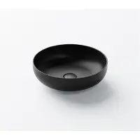 Steinberg Série 440 lavabo à poser, rond, sans trop-plein, 400x400x120mm, SOLIDSurface, 4406120S, 4406120S