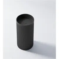 Steinberg Série 740 Lavabo au sol, rond, sans trop-plein, 450x450x900mm, SOLIDSurface, 7406500S, 7406500S